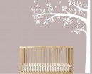 Tall Half Tree Wall Decal - Nursery Vinyl Tree Art Stickers